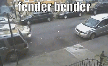 Awesome Skill Parallel Parking Fender Bender GIF