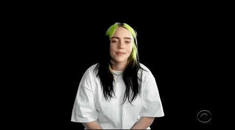 Awkward Billie Eilish Interview GIF