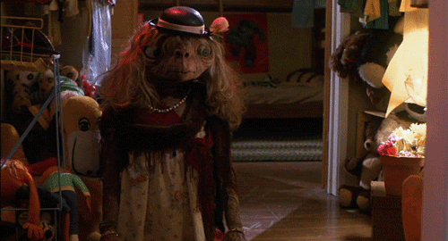 Awkward Et In A Costume GIF