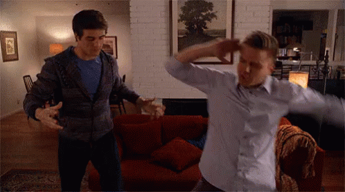 Awkward Matty And Jake Crazy Dancing GIF