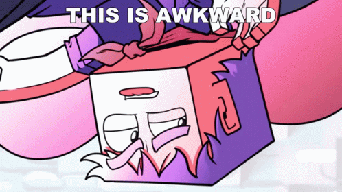 Awkward Minequest Upside Down GIF