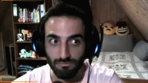 Awkward Side Eye Rolling GIF