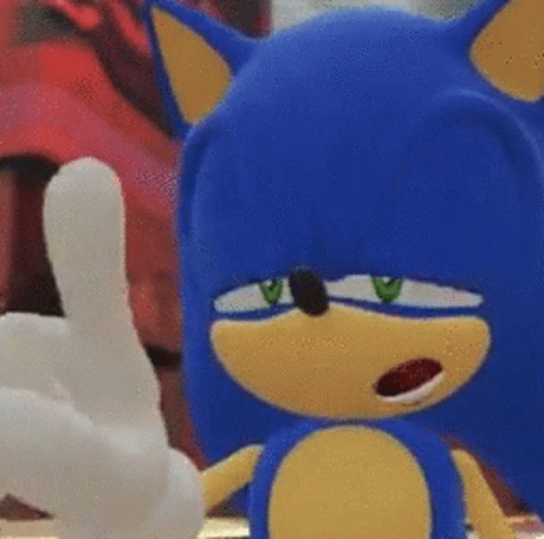 Awkward Sonic Meme Photo GIF