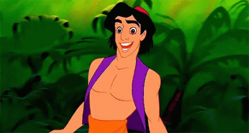 Aww Shucks Aladdin GIF