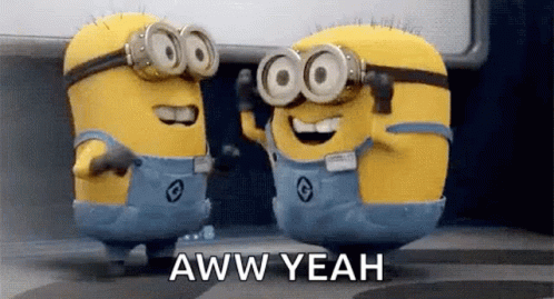 Aww Yeah Minions GIF