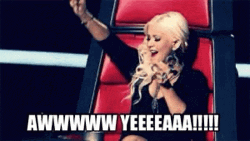 Aww Yeah Christina Aguilera GIF