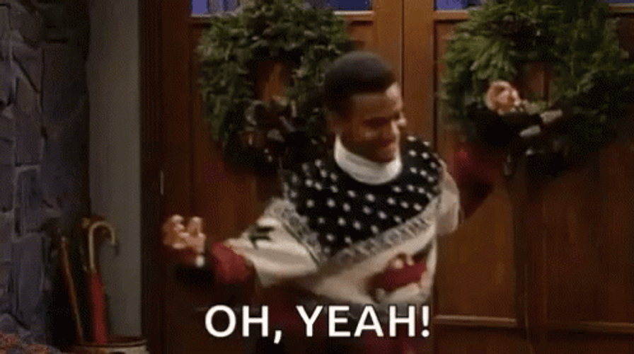 Aww Yeah Man In Christmas Sweater GIF