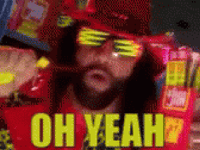 Aww Yeah Red Hat GIF