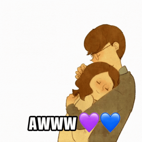 Awww Hugging Couple