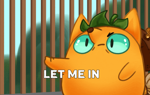 Axie Infinity Let Me In Meme GIF