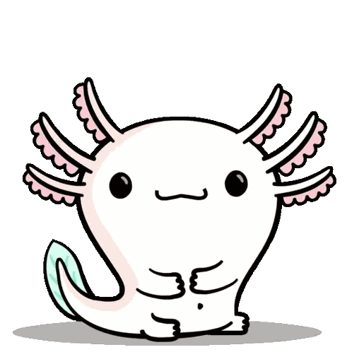 Axolotl Making Funny Face