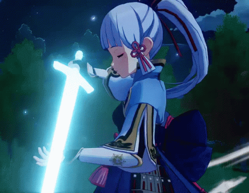 Ayaka Sword Power GIF