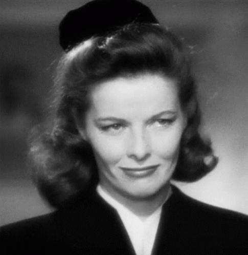 Aye Katharine Hepburn American Actress Salute GIF