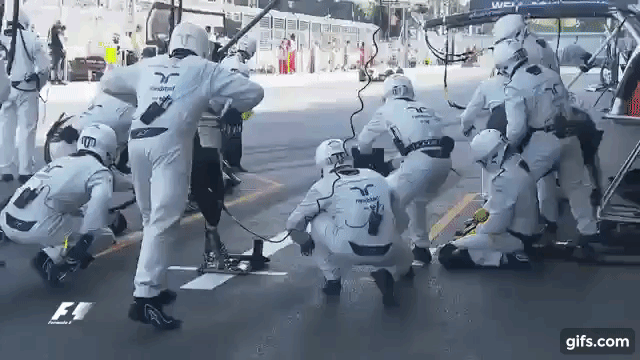 Azerbaijan Formula One Pitstop GIF