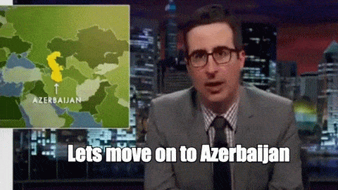 Azerbaijan Funny John Oliver GIF