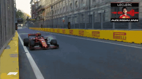 Azerbaijan Grand Prix Radio Leclerc GIF