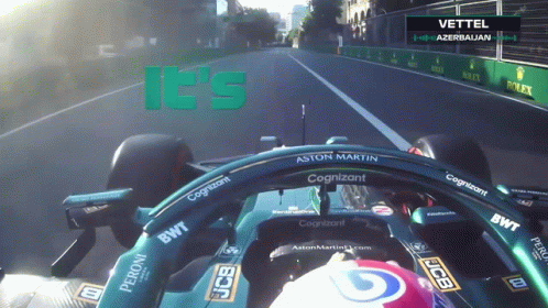 Azerbaijan Grand Prix Sebastian Vettel GIF
