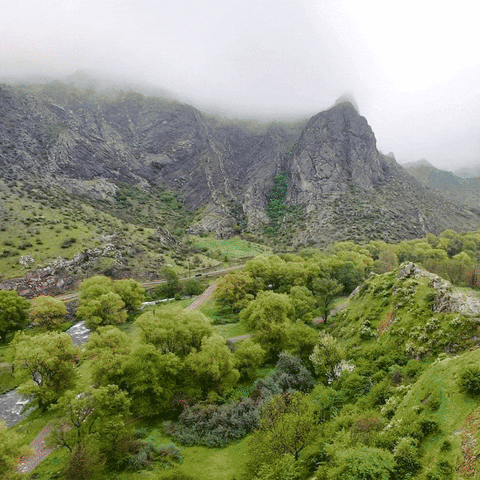 Azerbaijan Lachin District Mountains GIF
