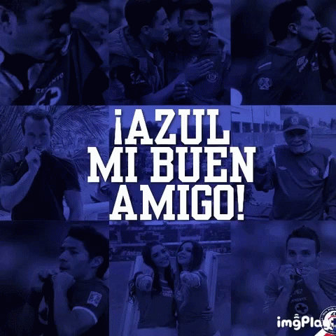Azul Mi Buen Amigo Poster