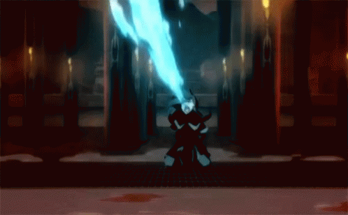 Azula Blow Blue Flame Avatar GIF