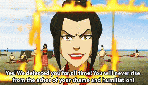 Azula Fierce Princess Fire Nation GIF
