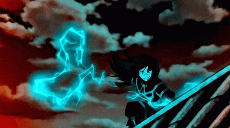Azula Lightning Strike Power Avatar GIF 