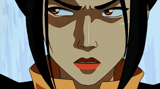 Azula Shifty Eyes Fight Avatar GIF