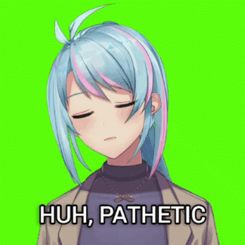 Azura Cecillia Anime Huh Pathetic GIF