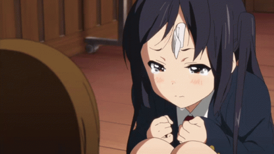 Azusa Nakano Animated Crying GIF