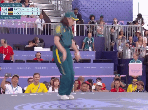 B-girl Raygun Kangaroo Break Dance GIF
