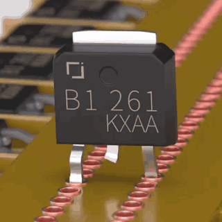 B1261 KXAA Transistor Close-Up on Circuit Board