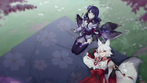 Baal Genshin Impact Character Introduction GIF