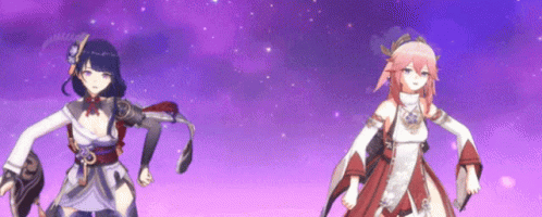Baal And Yae Dancing Duo GIF