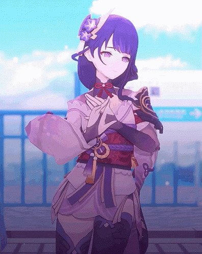 Baal Genshin Impact Cool Dance Movements GIF