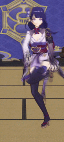 Baal Grooving Gracefully Genshin Impact GIF