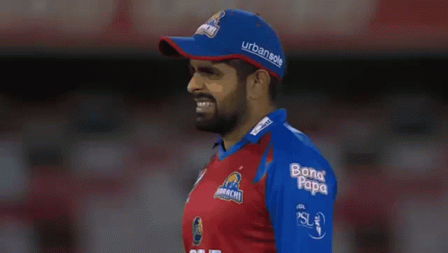 Babar Azam Problematic Face Reaction GIF