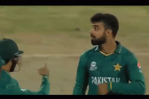 Babar Azam Shadab Khan Good Job GIF
