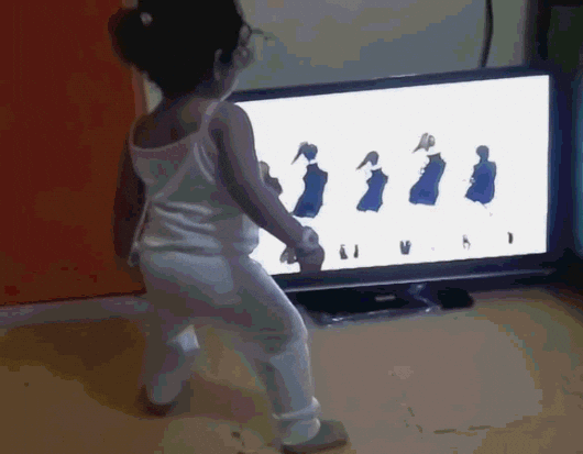 Babay Copy Dance From Television GIF