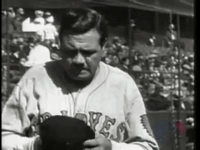 Babe Ruth Boston Braves Home Run GIF