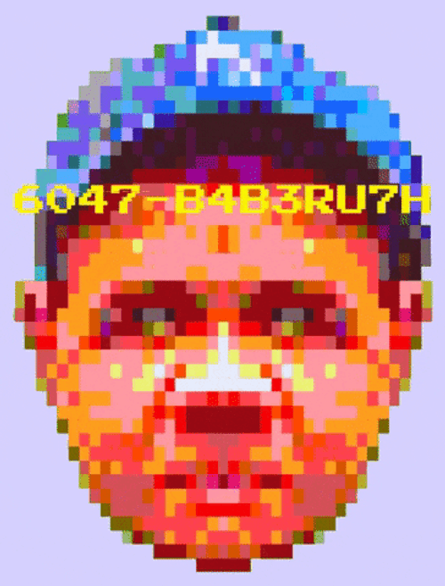 Babe Ruth Pixel Art GIF