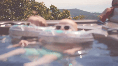 Babies On The Floaties GIF