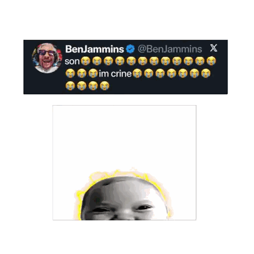 Baby and Benjamin Tweet