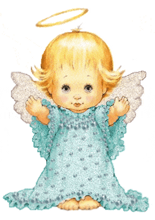 Baby Angel Flapping Wings GIF
