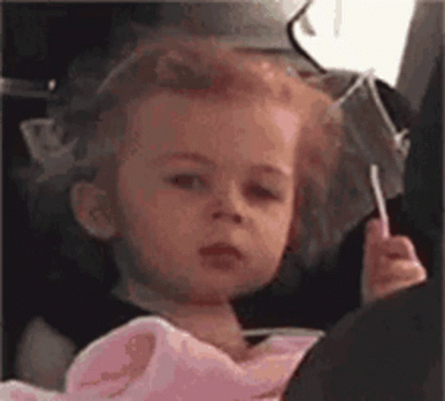Baby Annoyed Eyeroll GIF