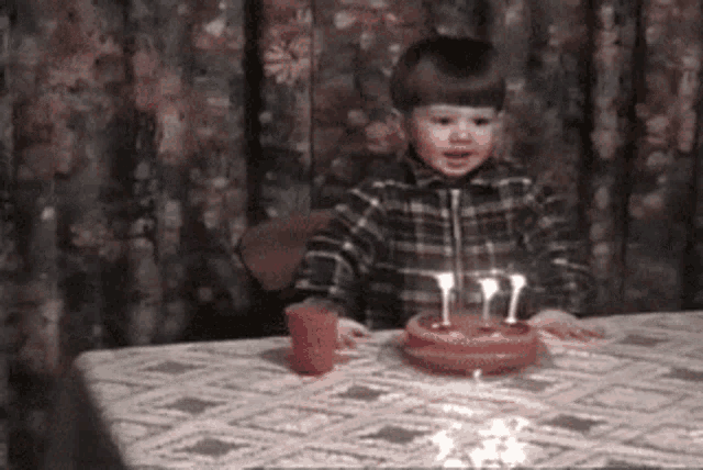 Baby Blowing Happy Birthday GIF