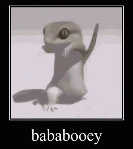 Baby Booey Dancing Lizard GIF