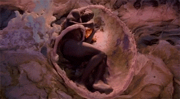 Baby Boy in Liquid Swirl