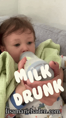 Baby Boy Milk Drunk GIF