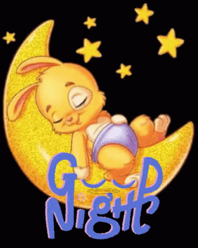 Baby Bunny Nighty Night GIF