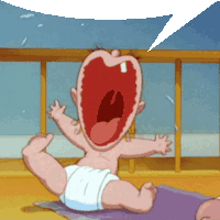 Baby Cartoon Sticker GIF
